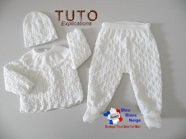 Patron De Tricot Double Pour Bébé - 34 Modèles Cardigans Et Pulls, Tailles Naissance à 4 Ans (tour De Poitrine 41-61 Cm)