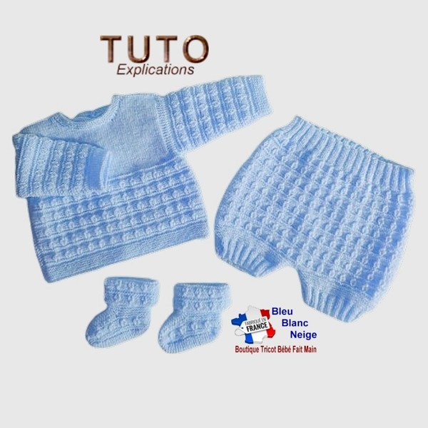 Tuto Tricot B B Tutoriel Patron Layette Bb Tricoter Pdf