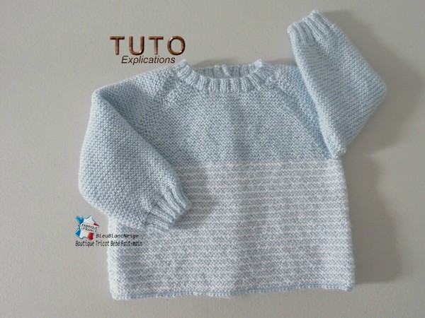 TUTO Tricot Bébé, Tutoriel, Patron Layette à Tricoter Pdf