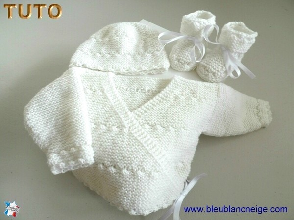 FICHE TRICOT BEBE à télécharger layette BB tuto avec photo