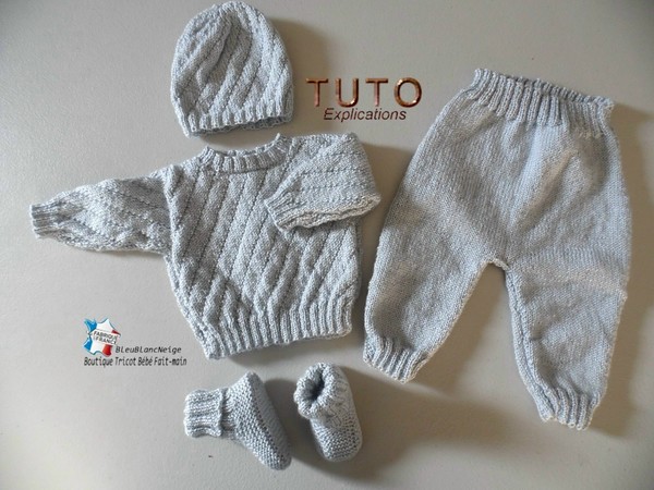 Layette bébé garçon tricot hot sale