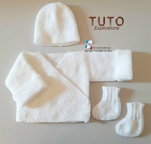 TUTO Tricot Bébé, Tutoriel, Patron Layette Bb à Tricoter Pdf