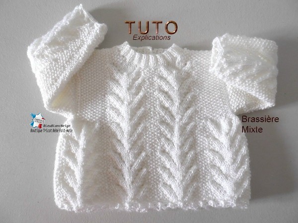 Brassiere Bebe A Tricoter Explication