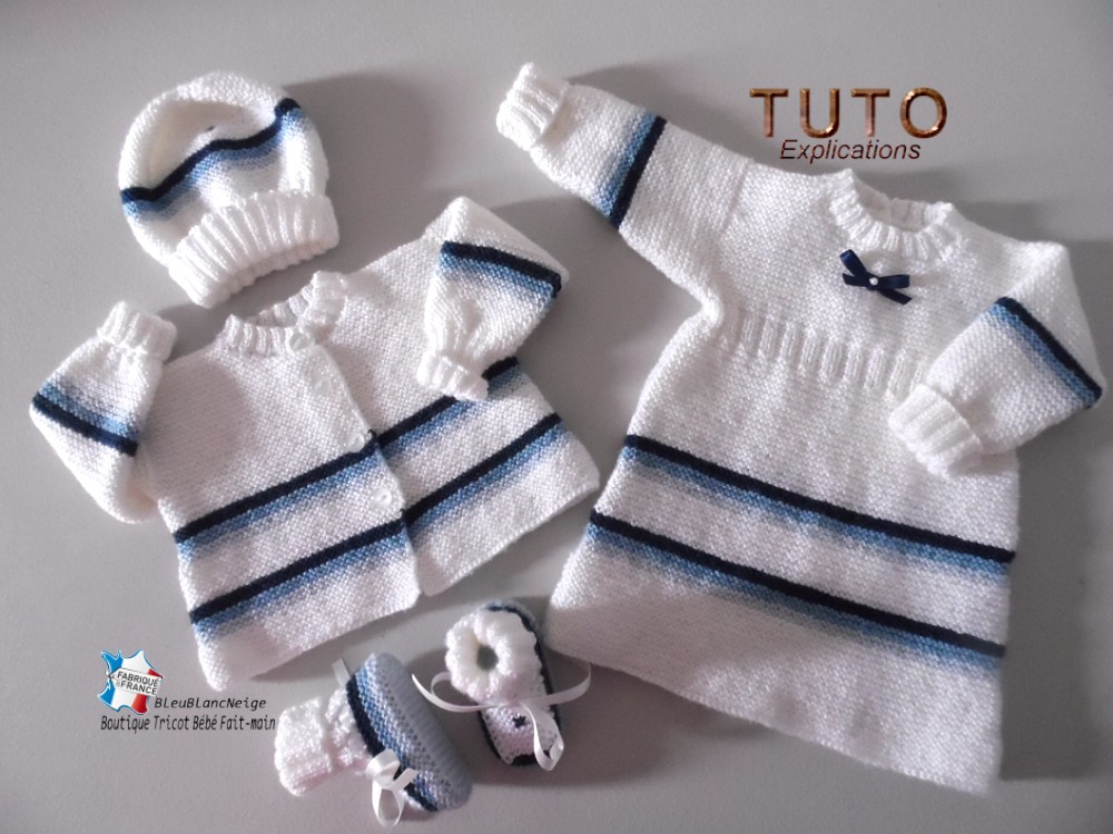 Fiche Tricot B B Mod Le Layette Tricoter Tuto