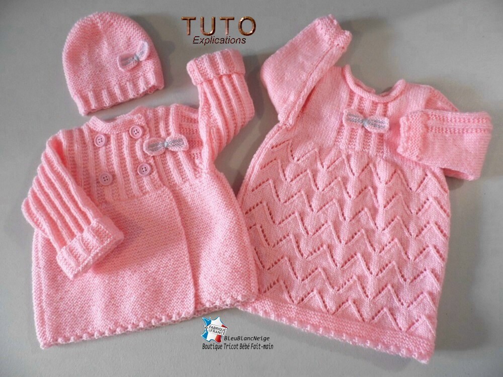 Tuto Tricot B B Tutoriel Patron Layette Bb Tricoter Pdf