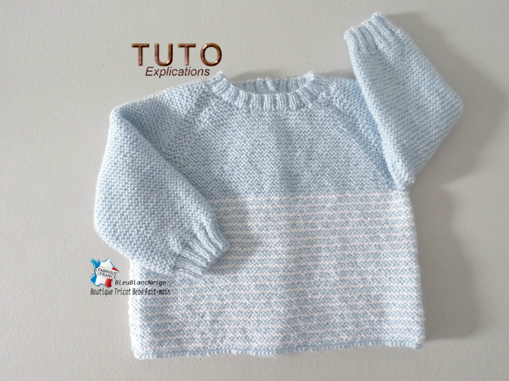 Tutoriel Tricot Bébé Layette Bb à Tricoter Patron Pdf