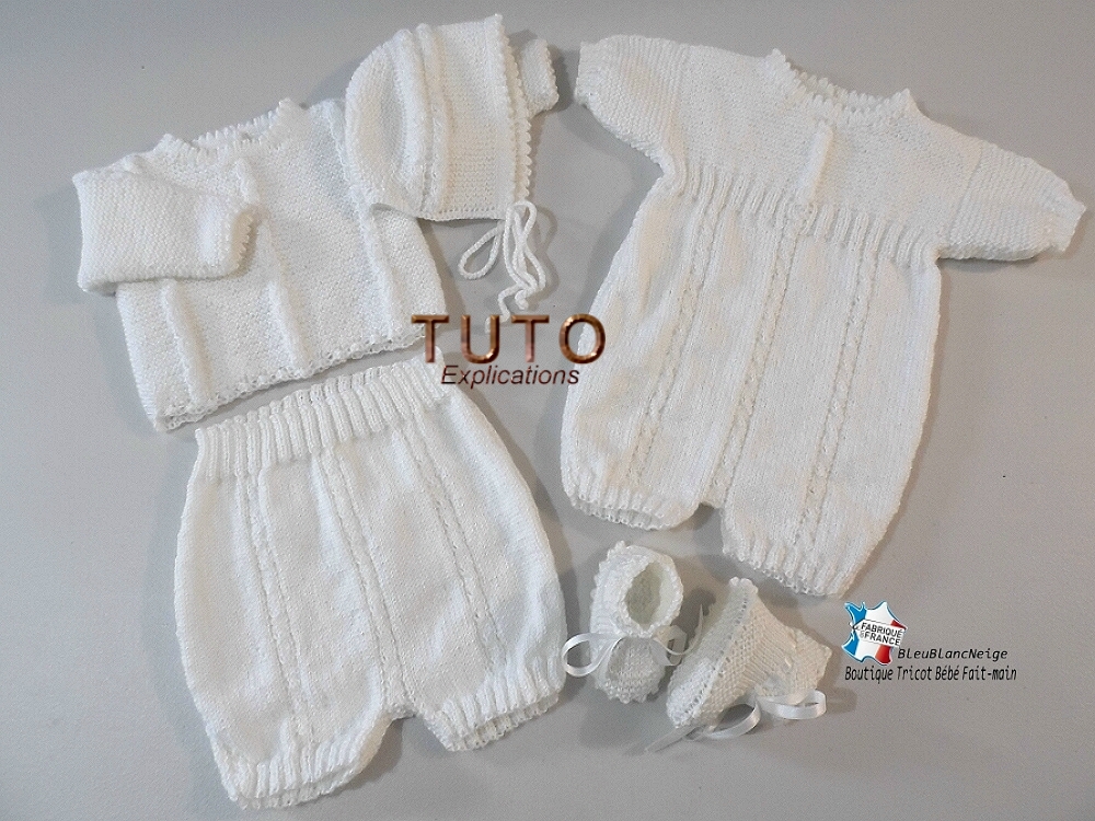 Tuto Tricot B B Tutoriel Patron Layette Bb Tricoter Pdf