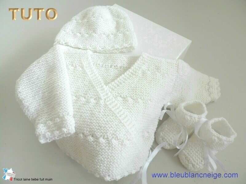 FICHE TRICOT BEBE à télécharger layette BB tuto avec photo