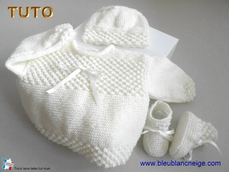 FICHE TRICOT BEBE à Télécharger Layette BB Tuto Avec Photo