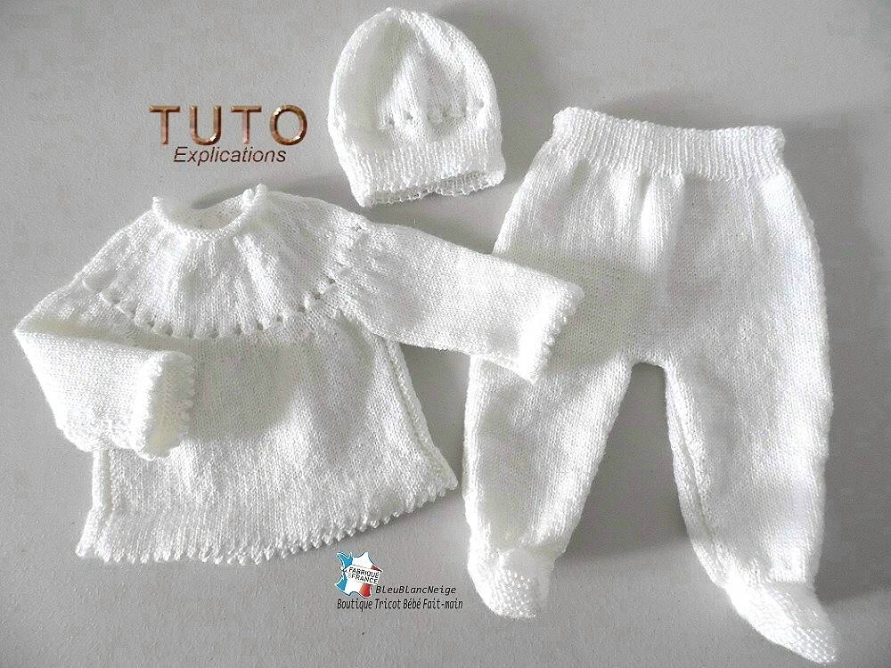 Fiche tricot bebe tuto bebe modèle layette à tricoter pdf