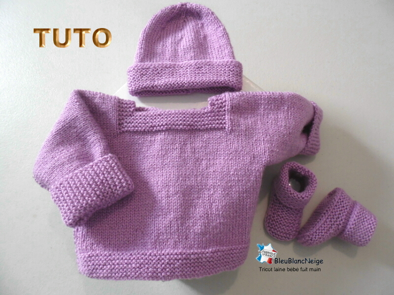 Tuto Tricot Bebe Modele Layette Bb à Tricoter Pdf