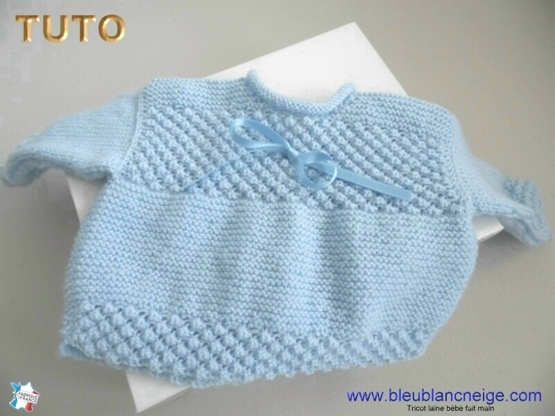 FICHE TRICOT BEBE à Télécharger Layette BB Tuto Avec Photo